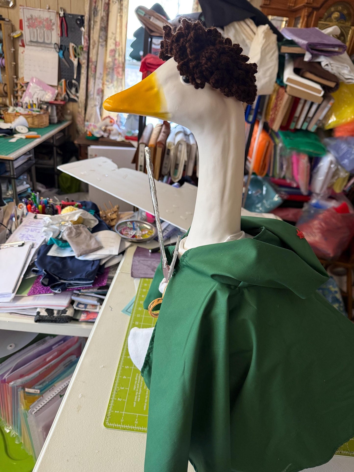 Lord of the Rings goose outfit