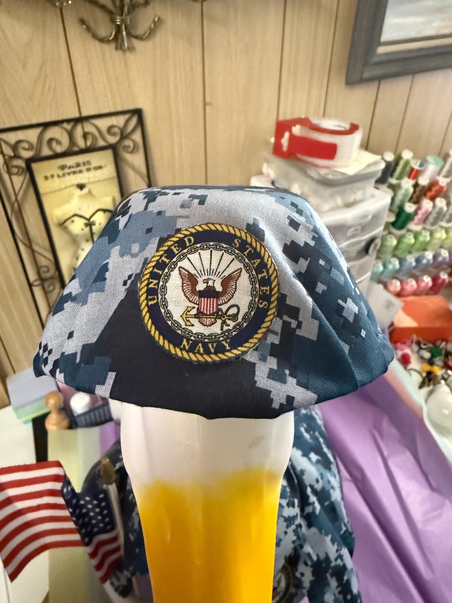 Military goose pixelated outfit