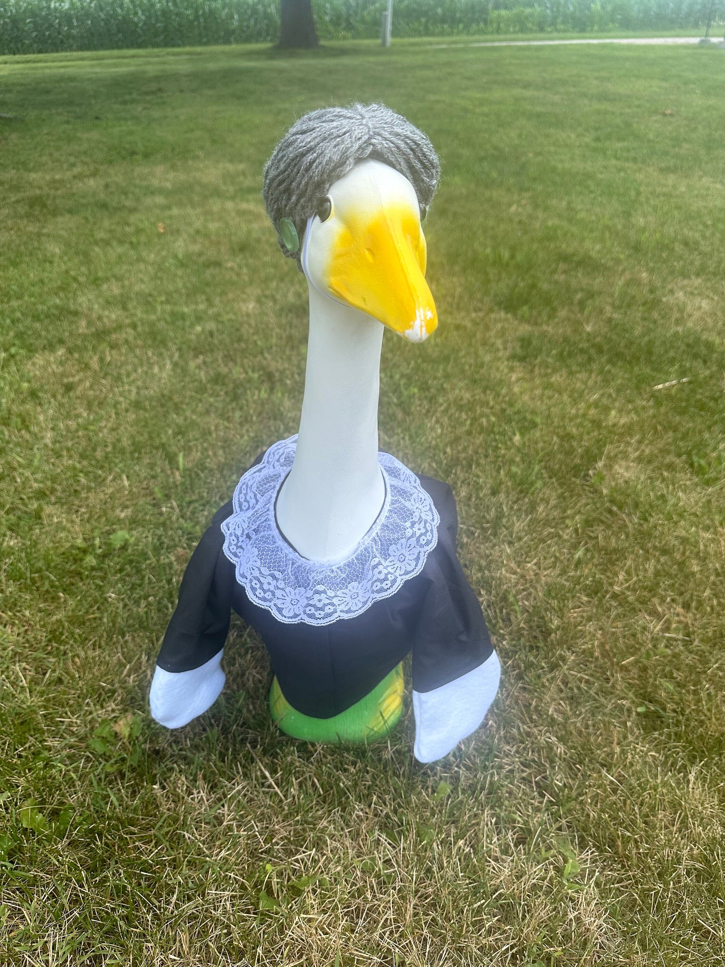 Goose Granny Bun Wig