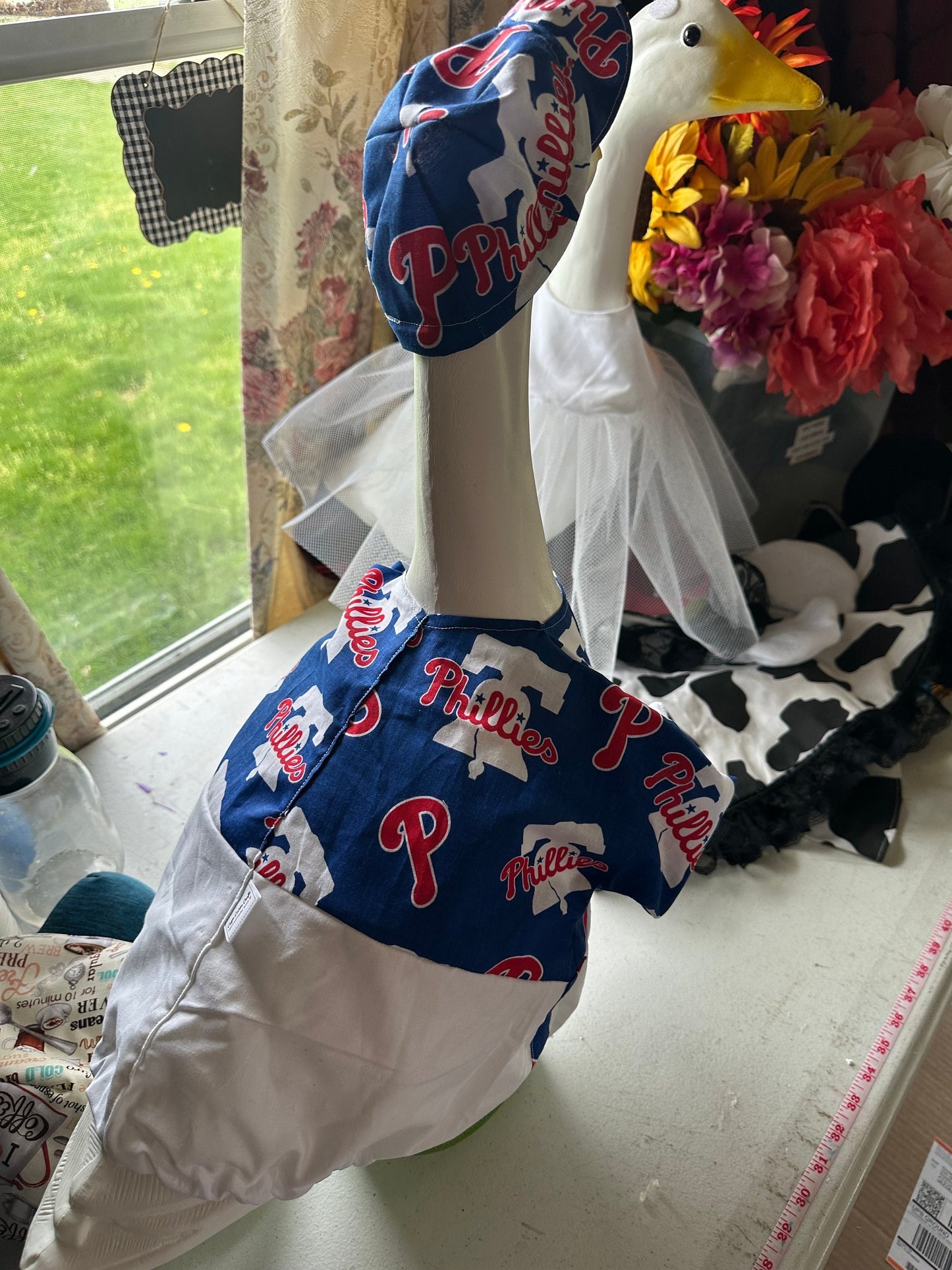 Baseball goose outfit