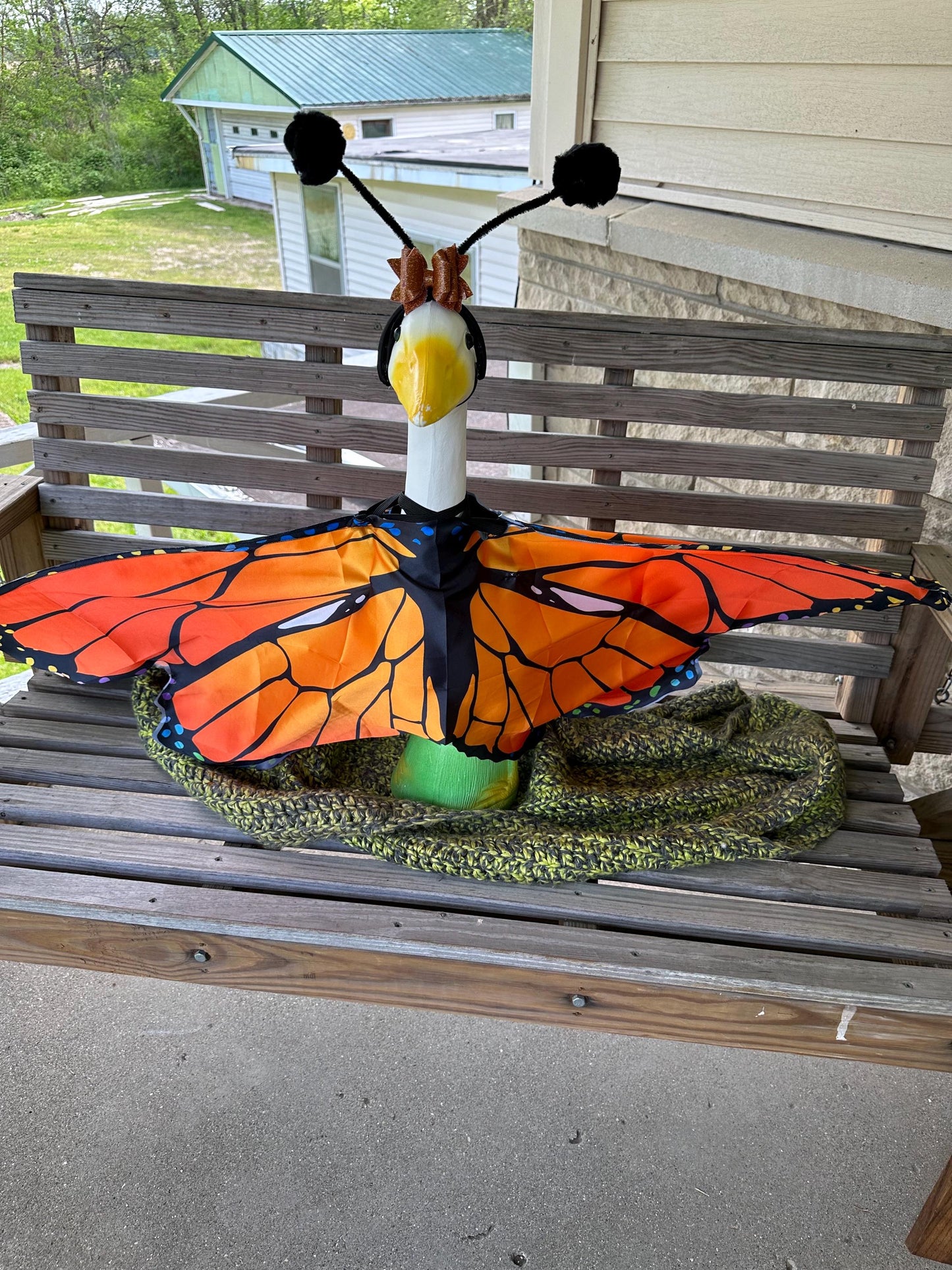 Butterfly goose outfit