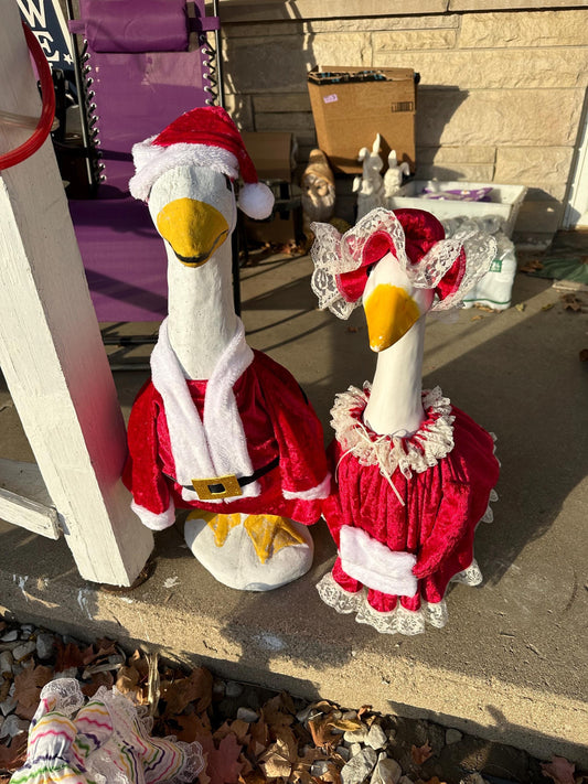 Mr. and Mrs. Santa Claus outfit