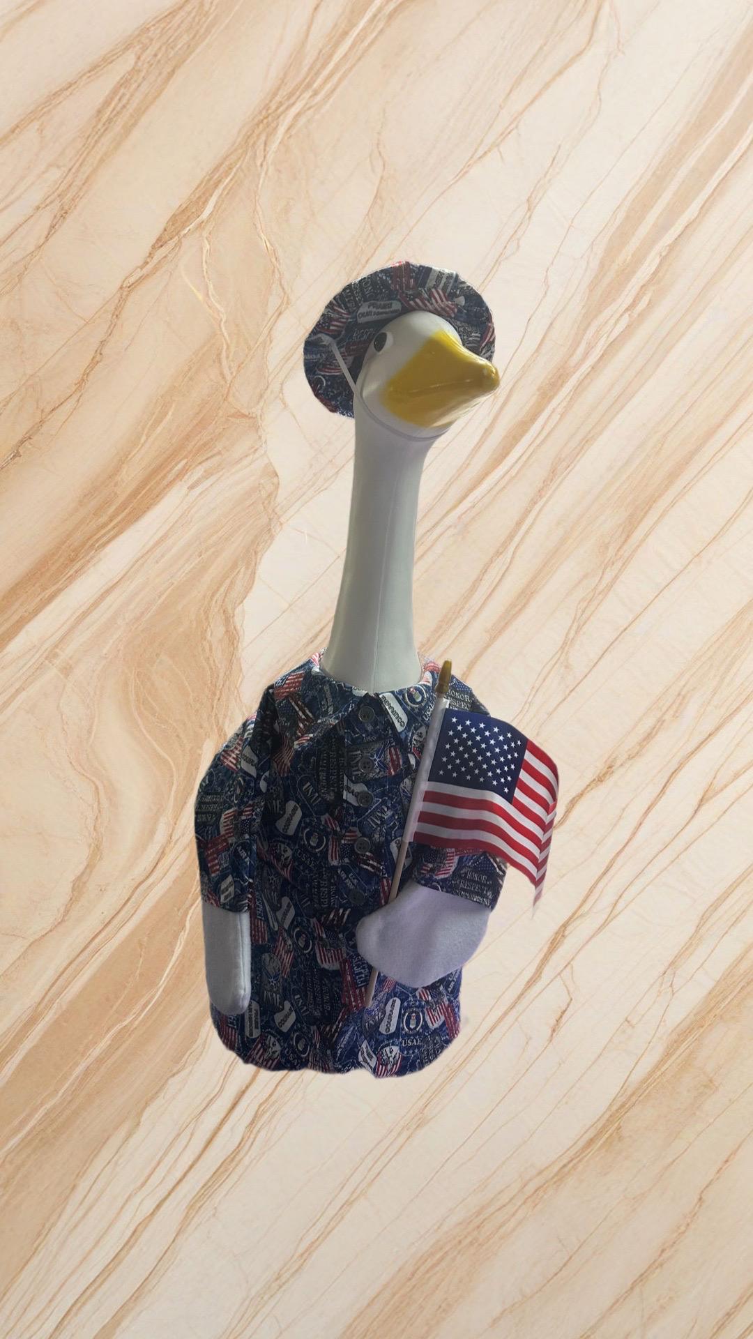 Military goose outfit