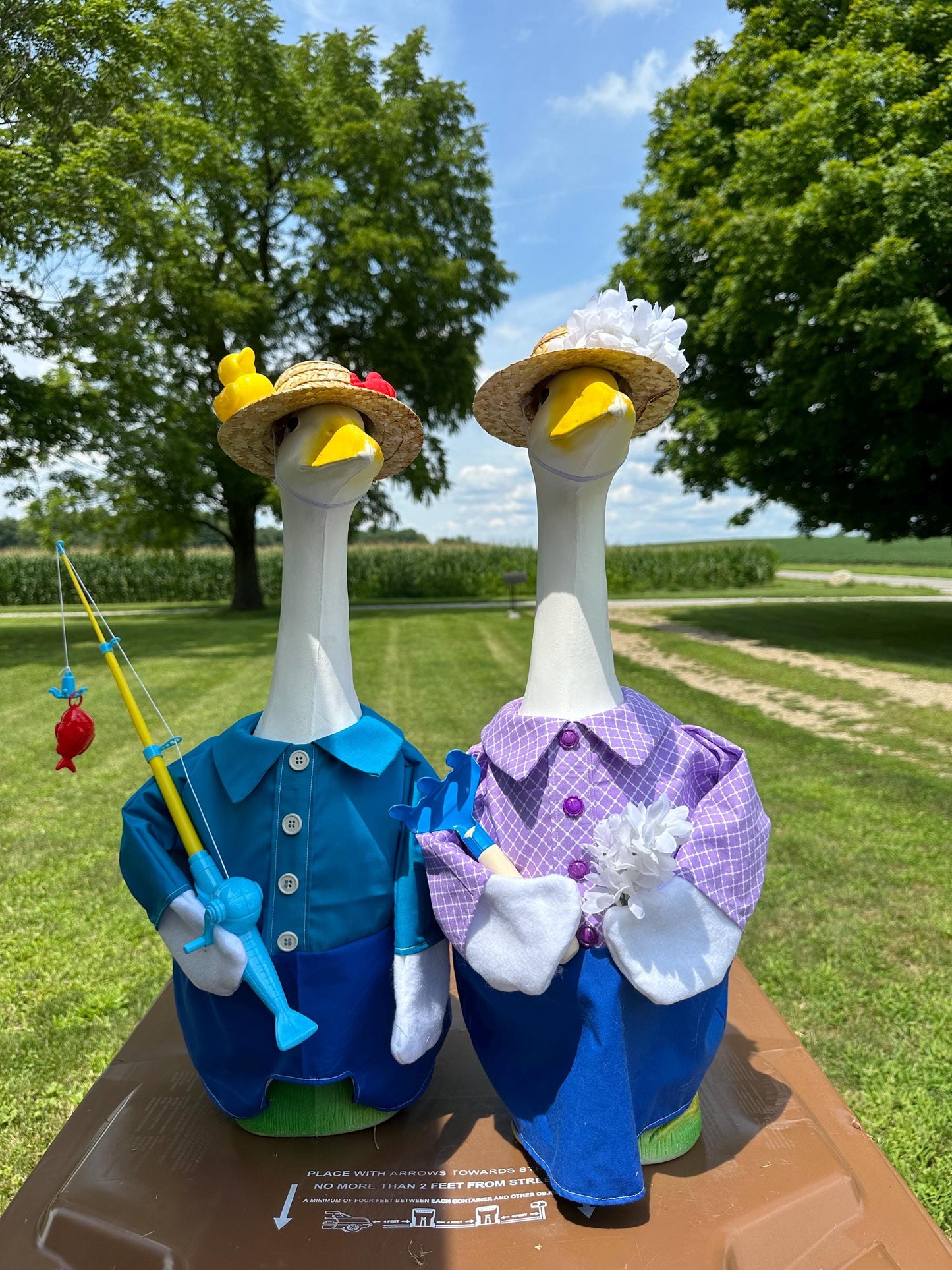 Fishing goose outfit