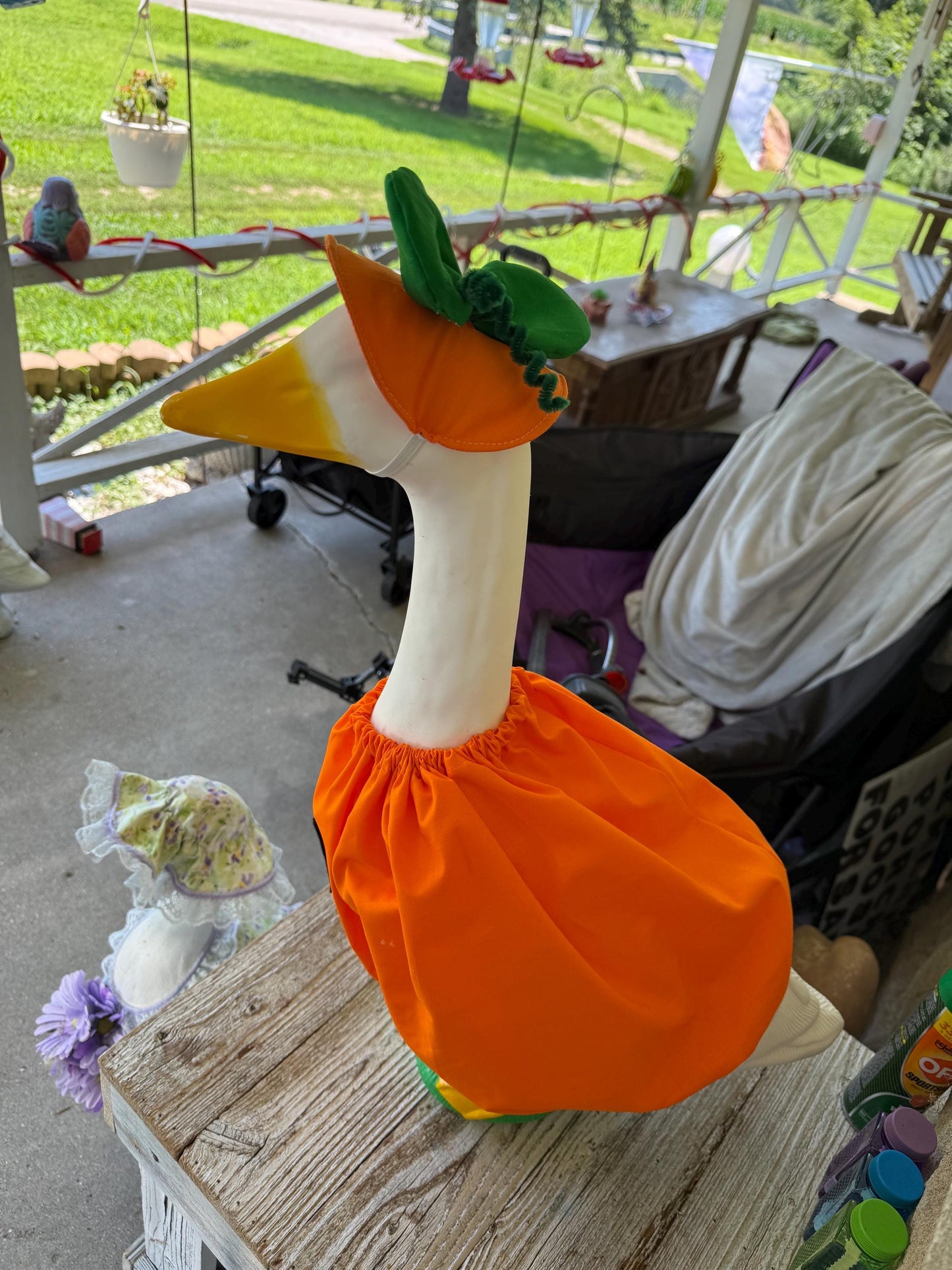 pumpkin goose costume