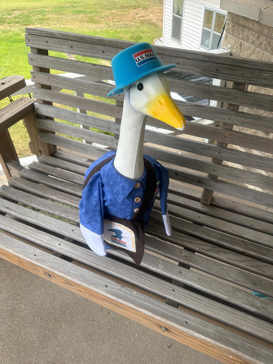 USPS delivery goose outfit