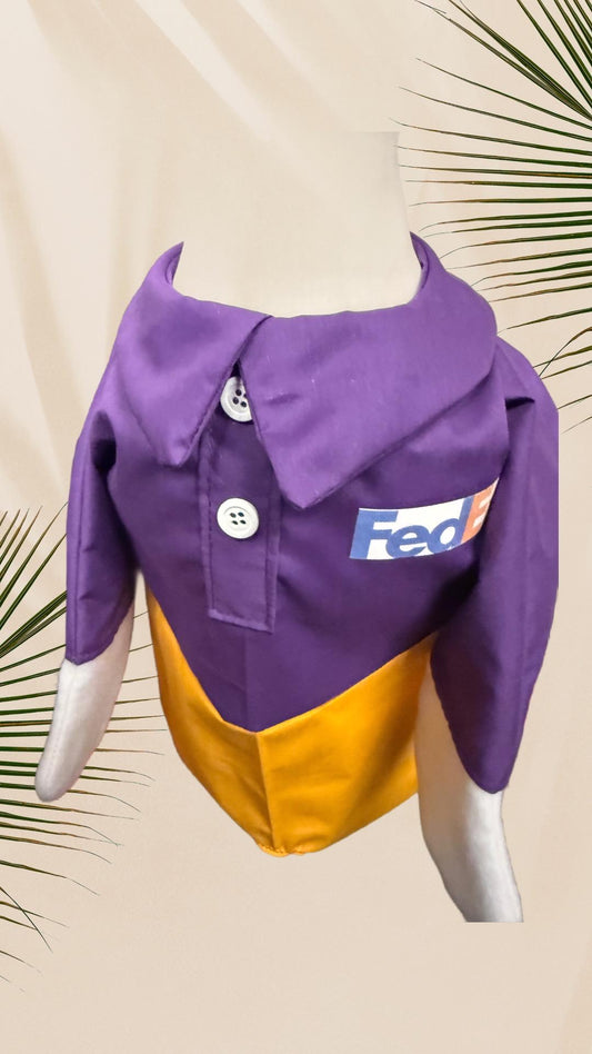 FedEx delivery goose outfit