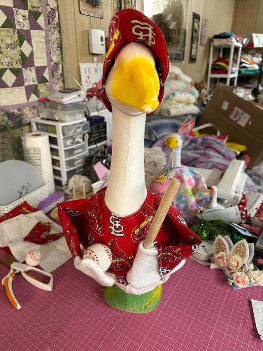 Baseball goose outfit