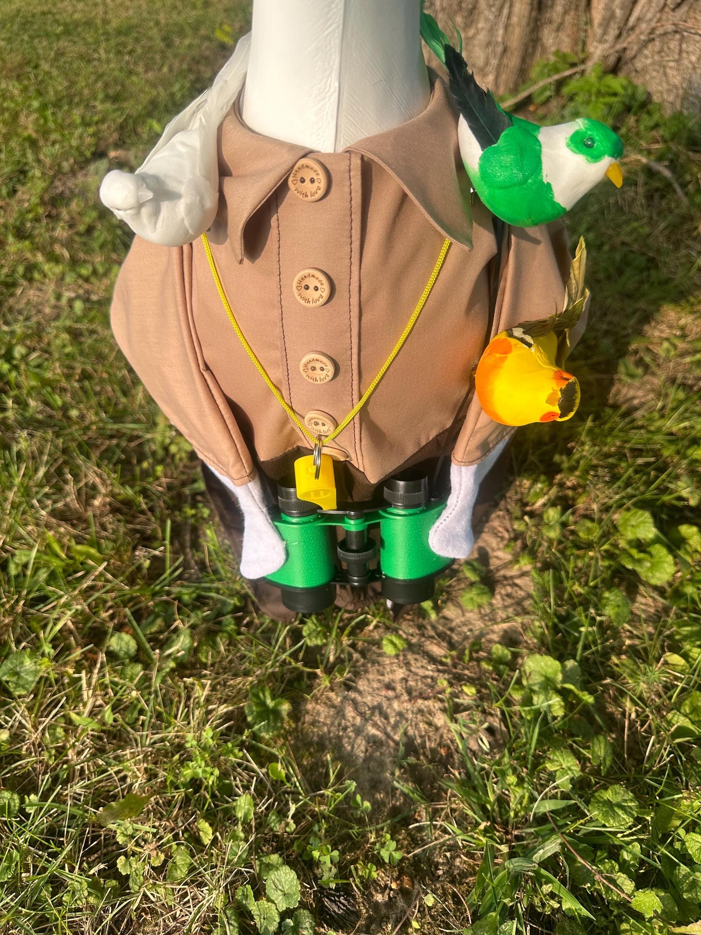 Baby goose birdwatcher outfit
