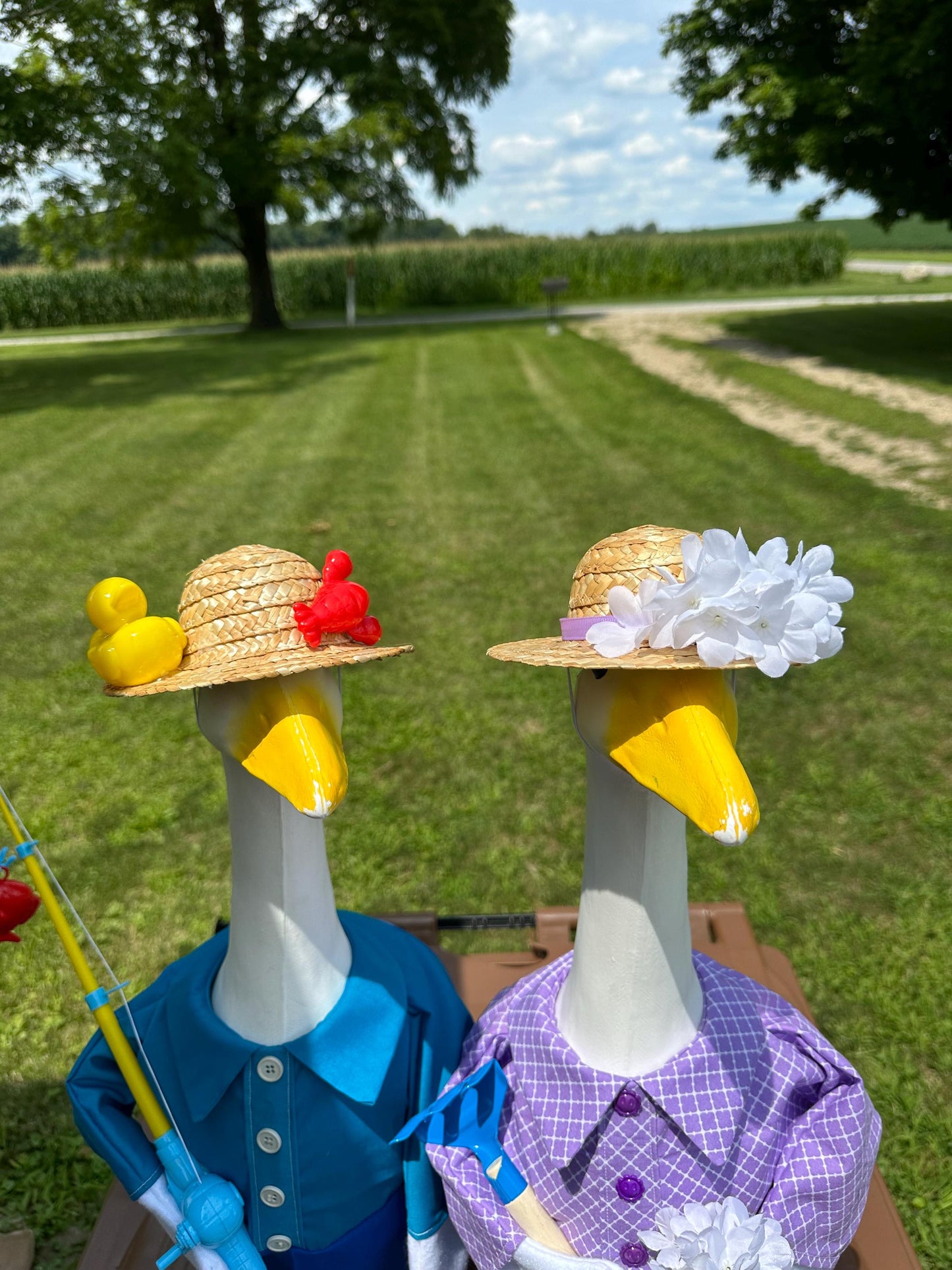 Fishing goose outfit