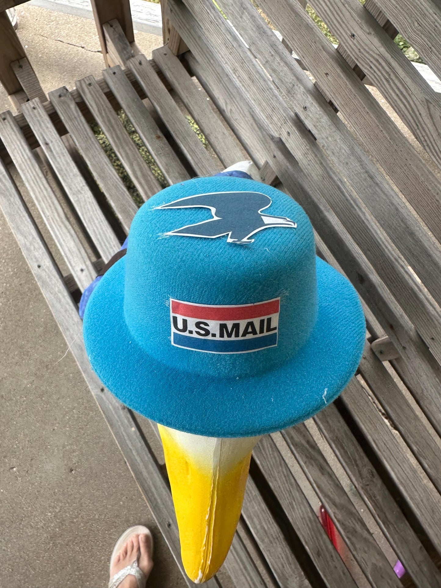 USPS delivery goose outfit