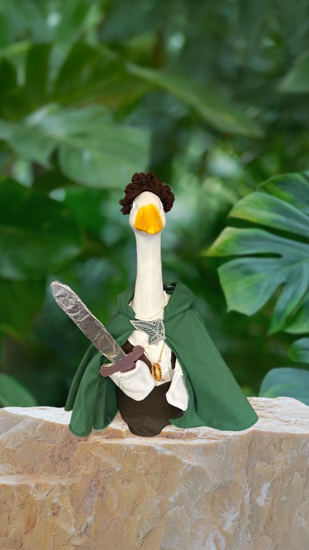 Lord of the Rings goose outfit