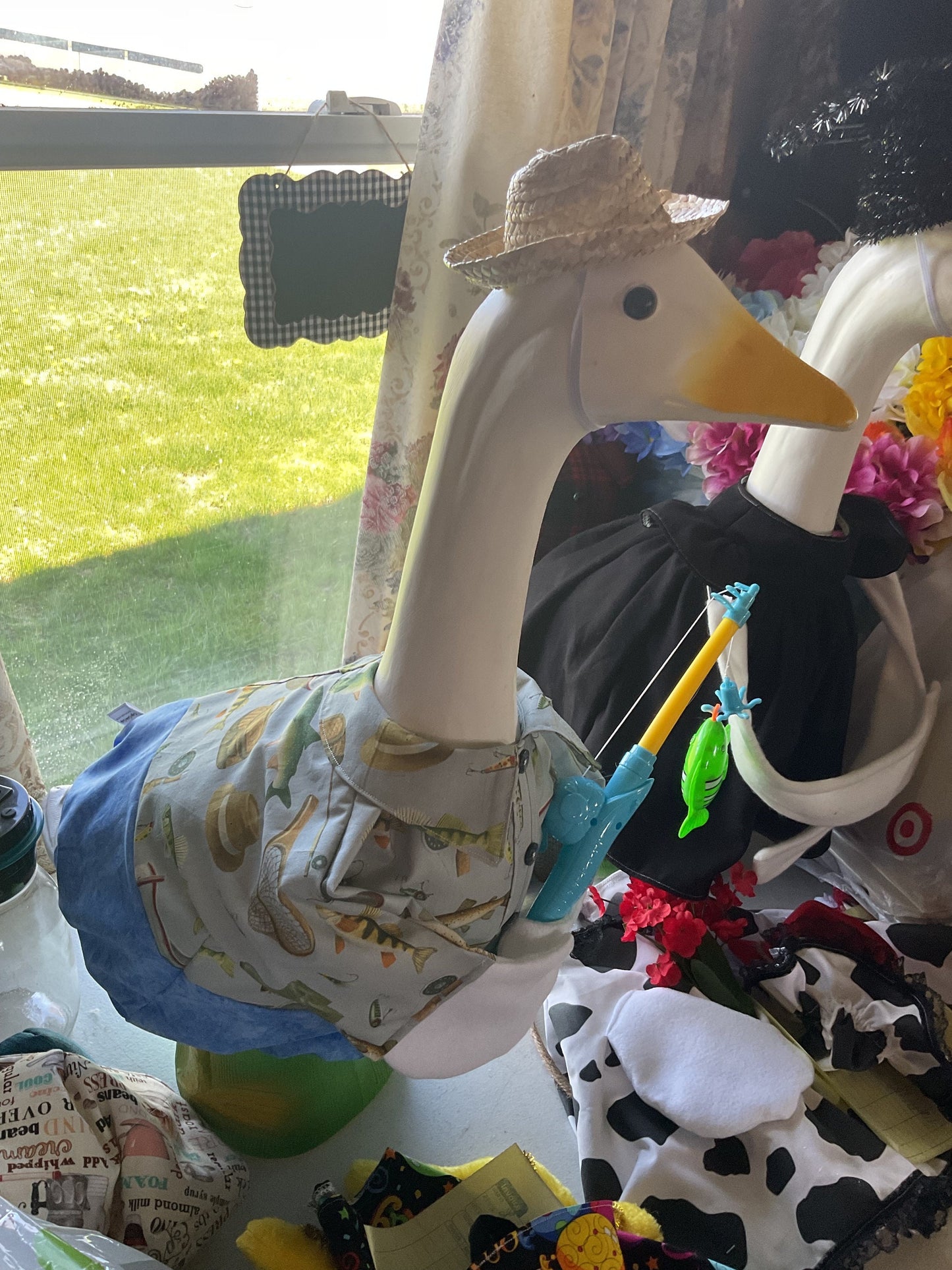 Fishing goose outfit