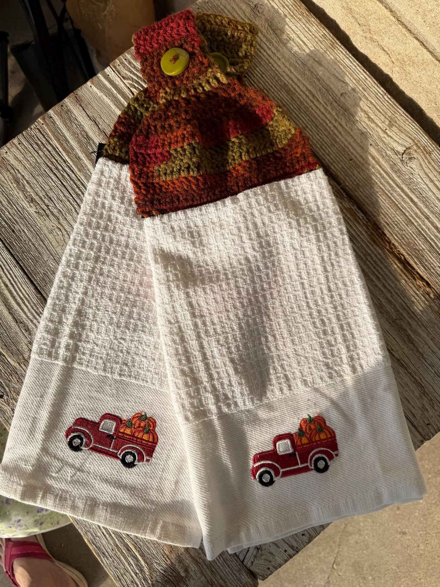 fall kitchen dish towels