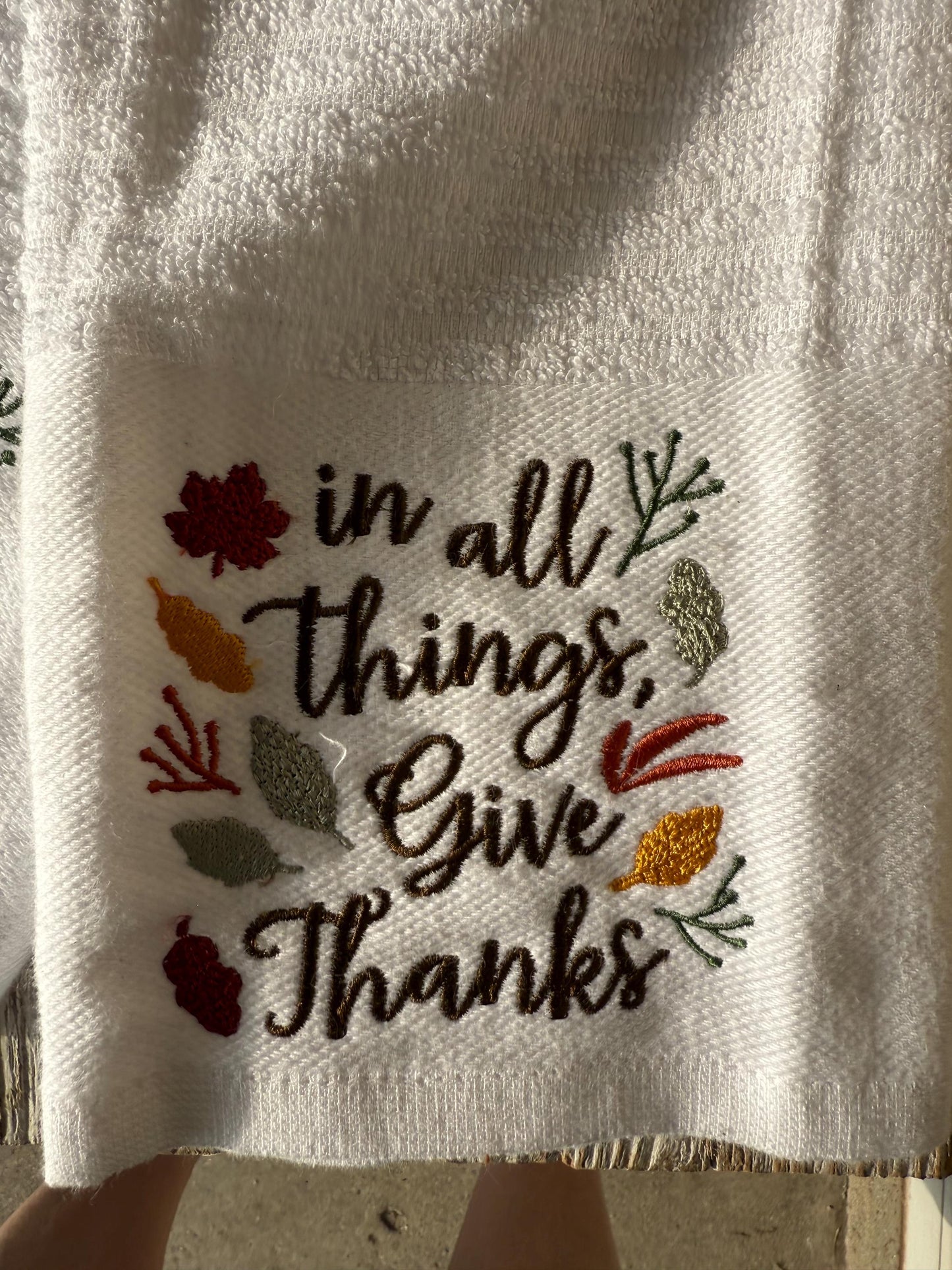 fall kitchen dish towels