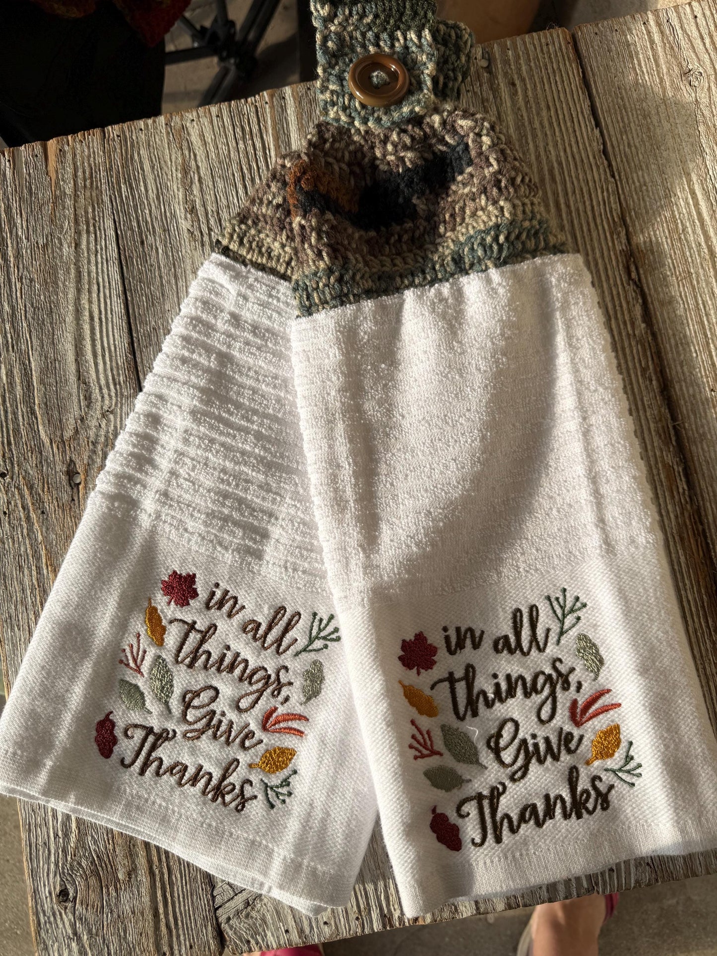 fall kitchen dish towels